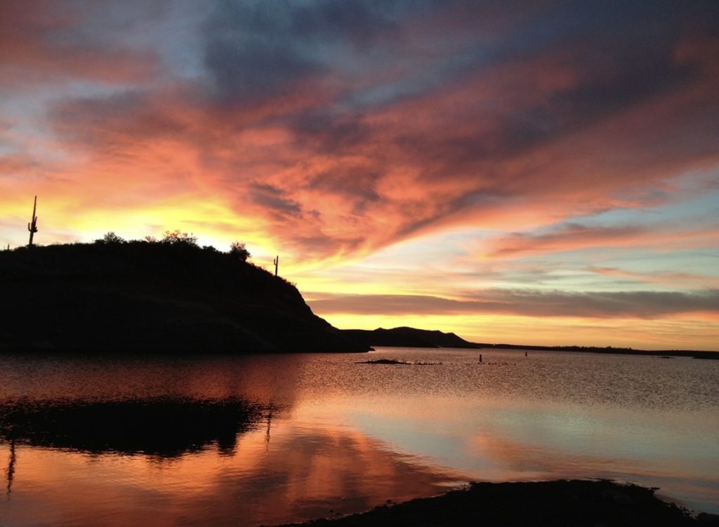 Lake Pleasant - image courtesy of Campervan Rentals Phoenix
